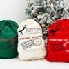 Weihnachtssäcke Personalisiert Kindergeschenke Spielzeug Kordelzug Weihnachtstasche Groß Zuckerstangen-Taschen Feiertagsparty-Paket 38 Stile