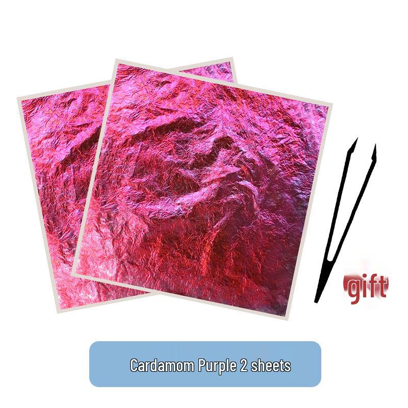 Handmade Colored Gold Foil Paper for DIY Craft and Rock Painting