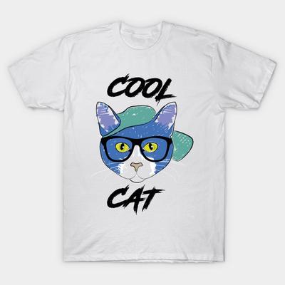 T Shirt Women Cool Cat Cat Lovers International Day Harajuku Print Kawaii Tshirt Summer Short Sleeve Female T-Shirt Top Tee