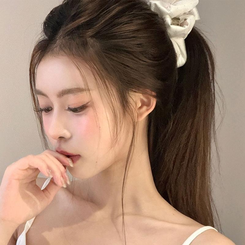 Elegant Bowknot Banana Clip Hair Accessory For Women Securely Hold Vertical Clip Design Hairpin For Parties Weddings