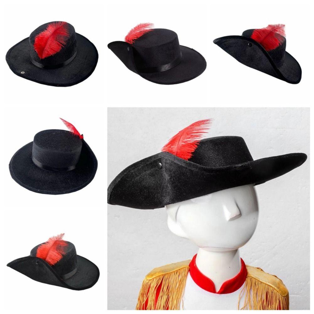 Feather Decor Vintage Fedoras Hats Wide Brim 1920s Jazz Hat Gentleman Fedoras Hats  Halloween