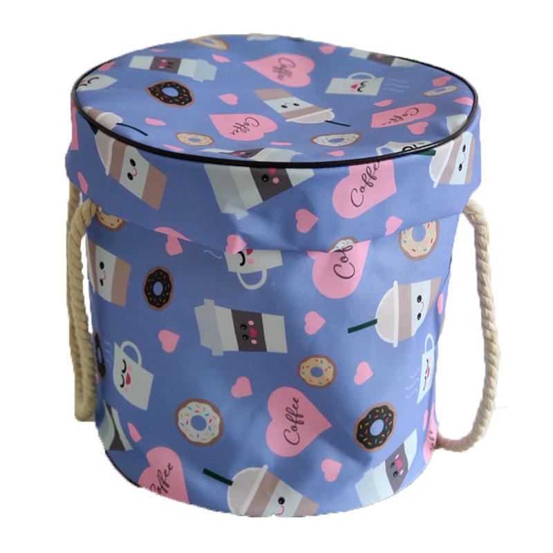 Children's Quick Storage Bag for Toys: Fabric Basket with Zipper