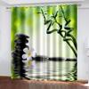 Phalaenopsis Floral Drapes Semi Blackout For Living Dining Area Room Bedroom Decor Cooking Space Window Transparent Flowers Drapes