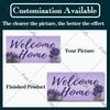 Welcome Home Metal Poster, Tin Signs, Vintage Pet, Family Hanging Plates, Plaque, Bar, Pub, Garden, Farm, Home Wall Decor