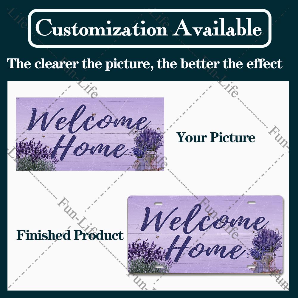 Welcome Home Metal Poster, Tin Signs, Vintage Pet, Family Hanging Plates, Plaque, Bar, Pub, Garden, Farm, Home Wall Decor