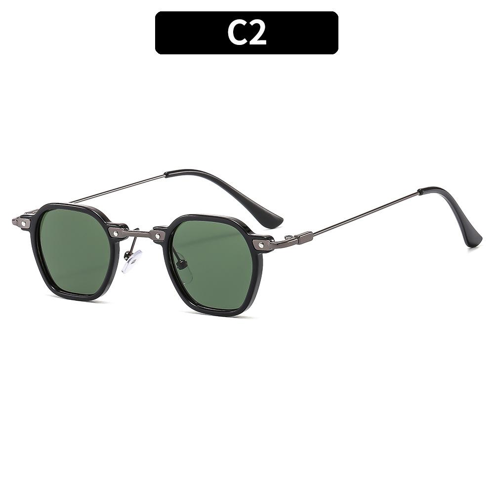 

2025 Small Square Sunglasses Riding Driving Sun Glasses Women Men Brand Designer Metal Frame Eyewear Shades Oculos De Sol UV400 Other