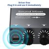 2 In 1 Out Sound Switcher For Live Streaming With Aluminum Housing Sound Mixing for Recording Studio Singing Equipment