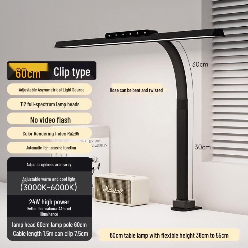 

Дитяча настільна лампа для захисту очей для читання нот – Ідеально підходить для студентів, комп ютерів та офісного використання Touch Switch