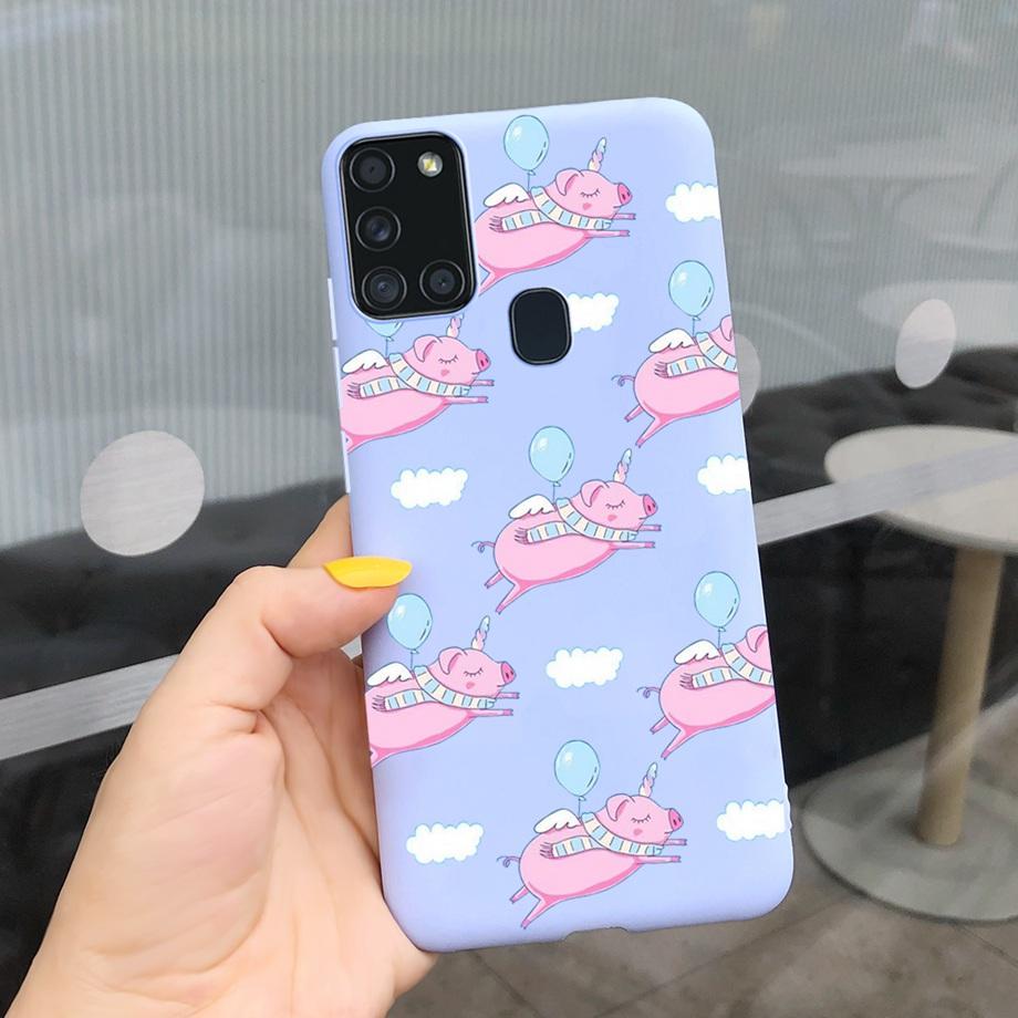 Sunflowers Daisy Shap-on Case For Samsung A21s Case Samsung Galaxy A21S A 21S A21 S A217F Cover Dustproof Silicone Bumper Coque