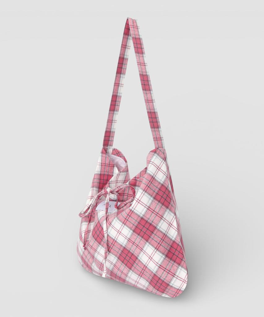 Atil Studio Cozy Check Shoulder Bag _[Berry]
