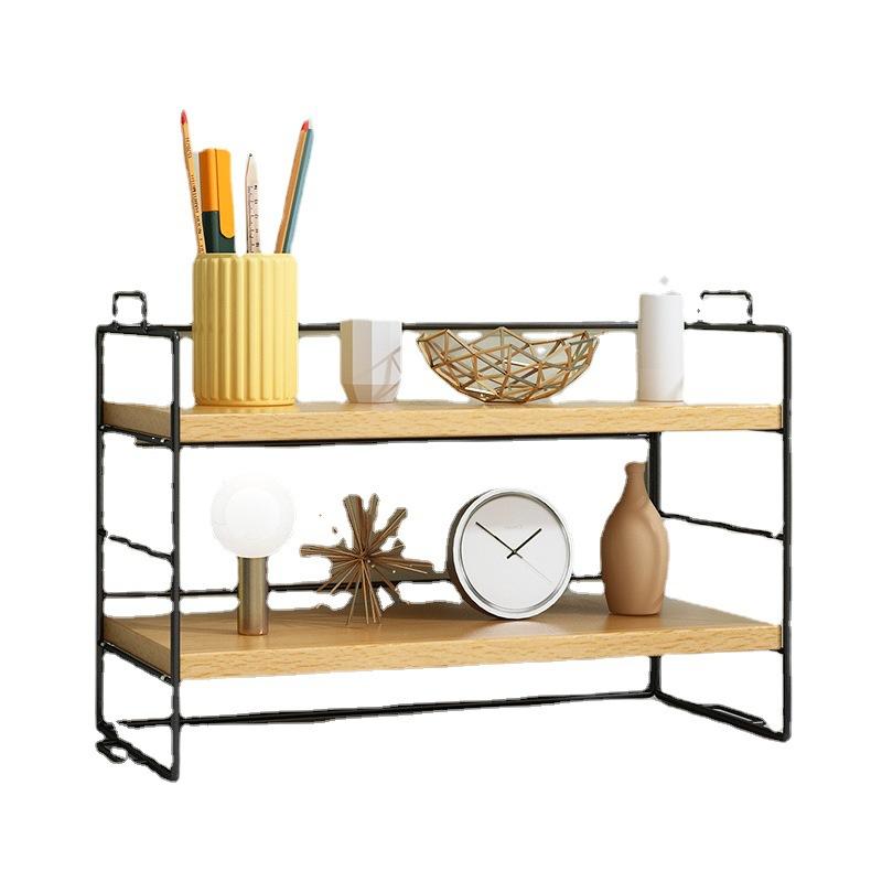 Desktop Storage Rack Office Desk Storage Multi Story Dormitory Desk Dining Table Table Top Shelf Small Bookshelf