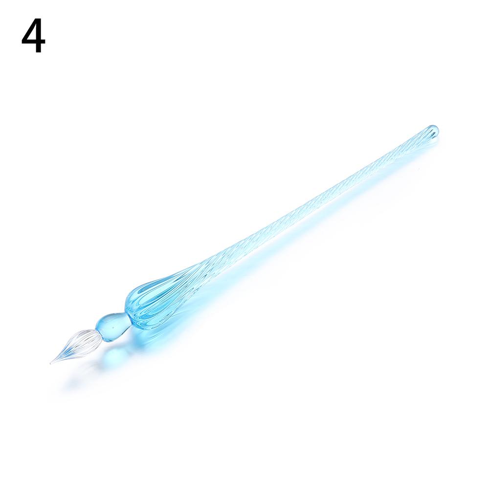 1PC Vintage Glass Dip Dipping Pen Art Painting Supplies Filling Ink Signature Calligraphy Fountain Pen
