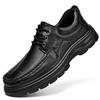 Herren Oxford Schuhe aus echtem Leder, modische Freizeitschuhe mit weicher Sohle, rutschfeste Business-Sneakers