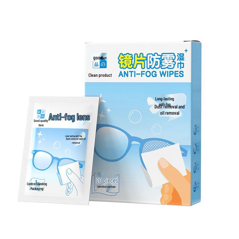 Anti-Fog Glasses Cleaning Wipes - Disposable Lens and Screen Cleaner
