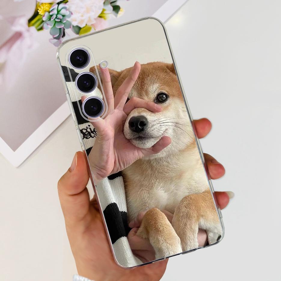 For Samsung Galaxy S24 Plus Case SM-S926B Cute Fashion Painted Cover Soft Slim Phone Case For Samsung S24 Ultra S 24 S24+ Fundas