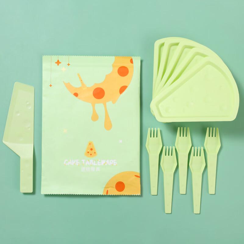 Disposable Cheese & Cake Tableware Set