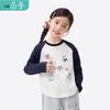 Girls' Cotton Long-Sleeve Print T-shirt