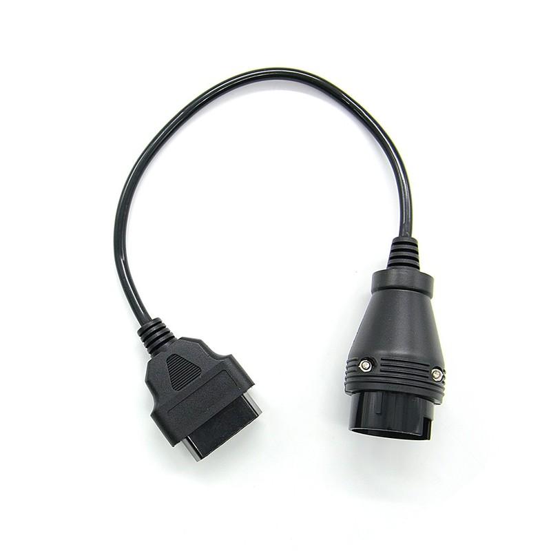 High quality For Benz MB 38 Pin to 16 Pin OBD OBD2 OBDII Diagnostic Adapter Connector Cable for Mercedes for Benz 38Pin to 16Pin