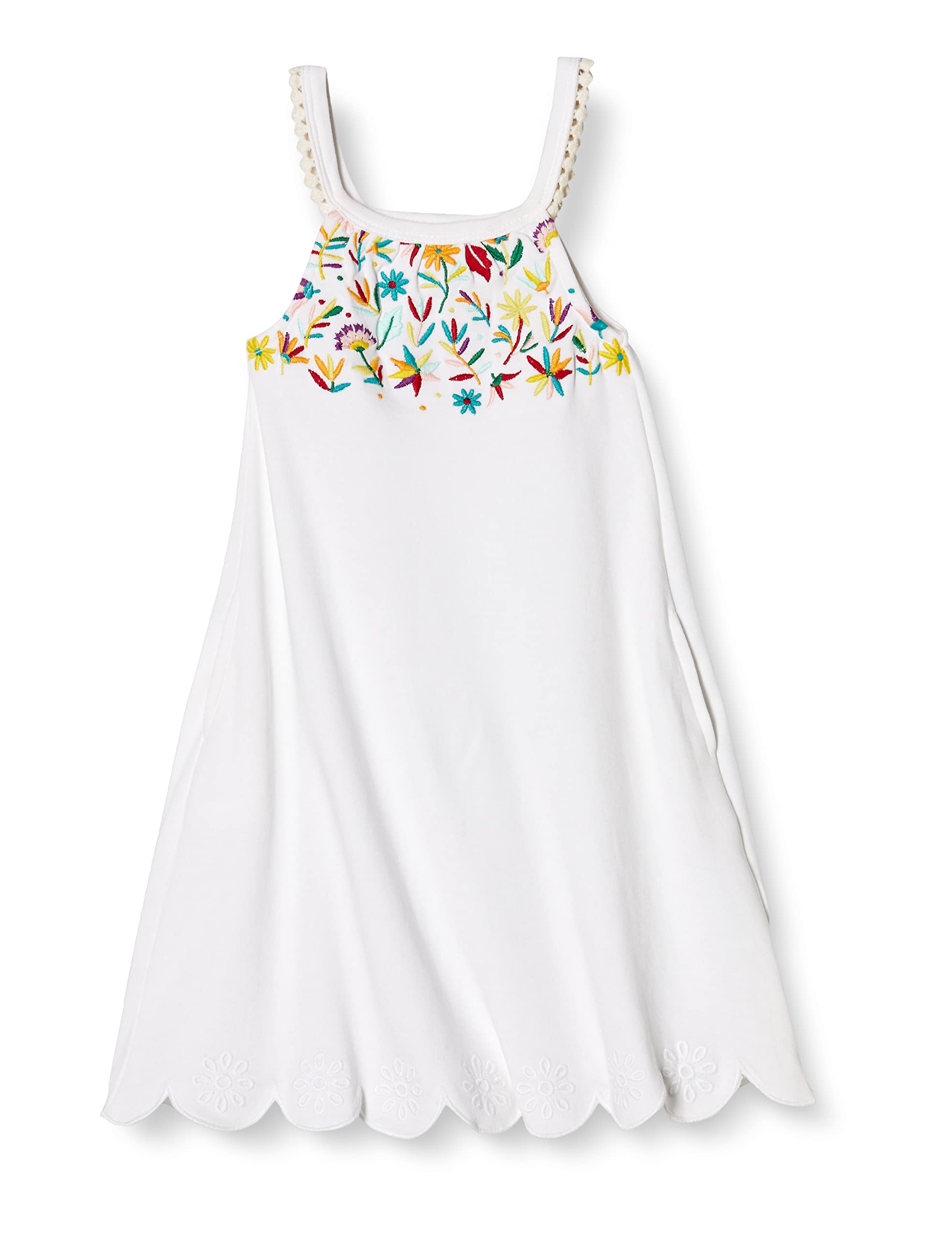 

Embroidered Baby Dress White Floral [L ovedbaby] Children s One-Piece One-Piece 18-24M (18-24 months)