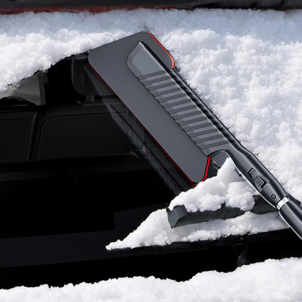 3 In 1 Car Snow Shovel Universal Detachable Snow Brush Front Windshield Ice Scraping Defrost Broom for Car Vehicle Snowmobiles