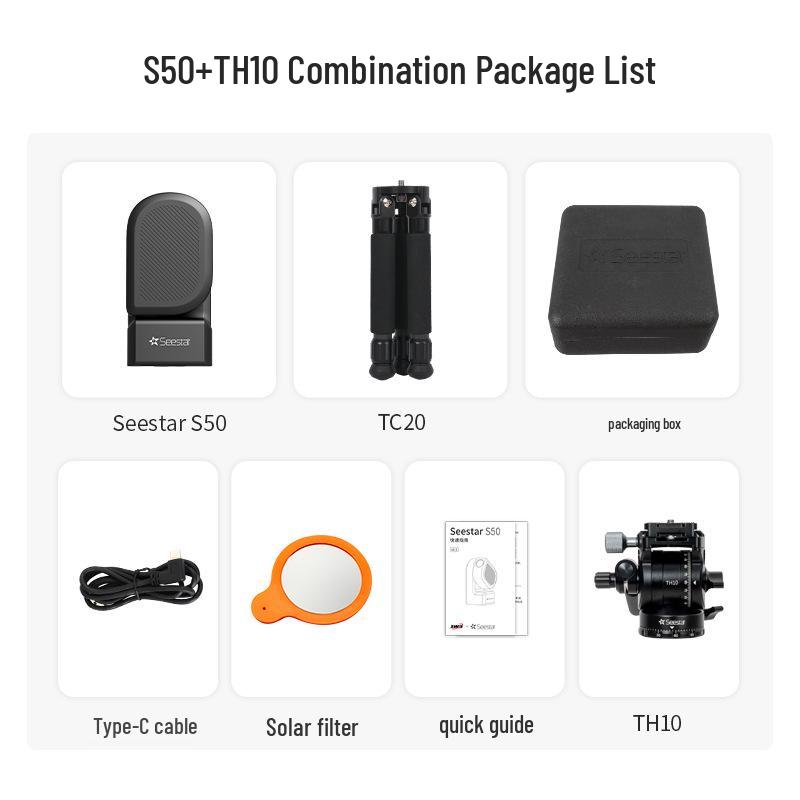 Zhenwang Seestar S5 Professional Smart Telescope for High Magnification Star, Sun, and Moon Photography