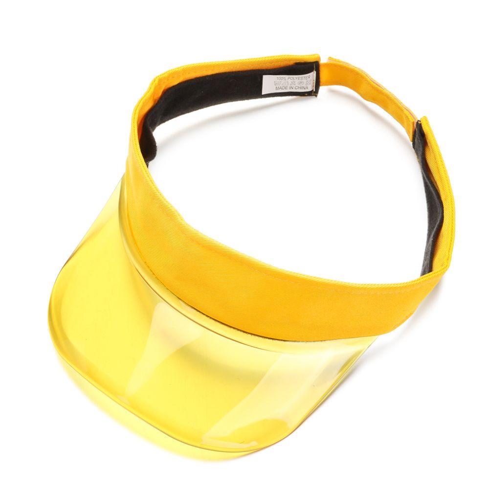 Lässige Reise PVC Sonnenschild Strandkappe UV-Schutz Sportmütze