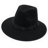Unisex British Style Felt Fedora Hat