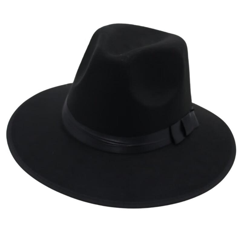 Unisex British Style Felt Fedora Hat