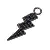 Lightning Charms Pendant DIY Handmade Earrings Charms Accessories Crystal Pendant Jewelry Making Supplies:VD874