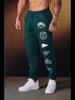 YOUNGLA Men's Cotton Printed Joggers - Gym, Sports, Casual Sweatpants