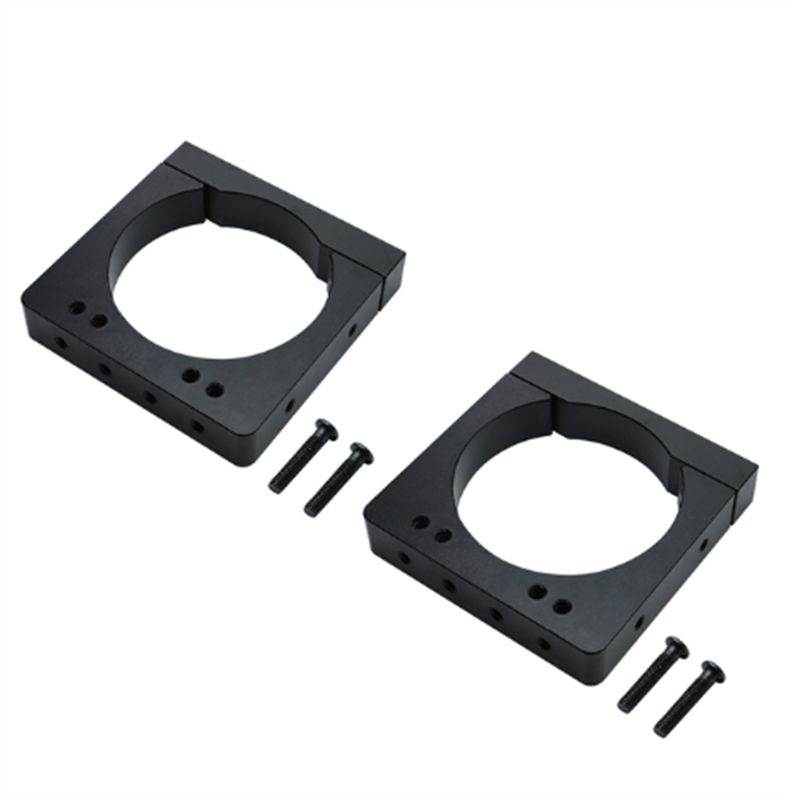 A34R 2 Pcs CNC Engraving Machine Spindle Motor Fixture Aluminum Support Mounting Base Bracket