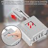 Zinc Zinc Alloy Combination Padlock 4-Digit Number Drawer Cabinet Lock Password Code Locks  Gate Hasp Storage