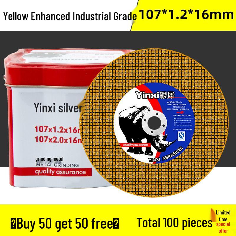 Stainless Steel Angle Grinder Cutting Disc - Resin Metal Grinding Wheel for Rail and Iron Cutting