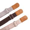 Adjustable Soft Cotton Leather Guitar / Ukelele Strap For Acoustic Electric Wood Classical Guitar Bass Ukulele Music Instrument