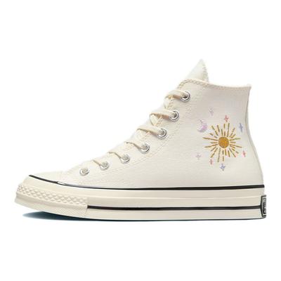 Chuck 70 High Mystic World - Future Is Bright Women Sneakers Cream Egret Black 572431C