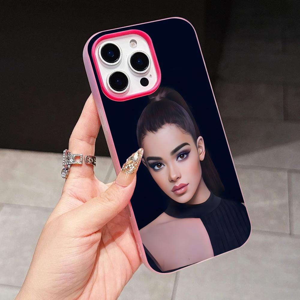 Hailee Steinfeld Jelly Double layer Rose Red Mobile Phone Case for iPhone 17 16 15 14 13 12 11 Air Pro Max Plus Protective