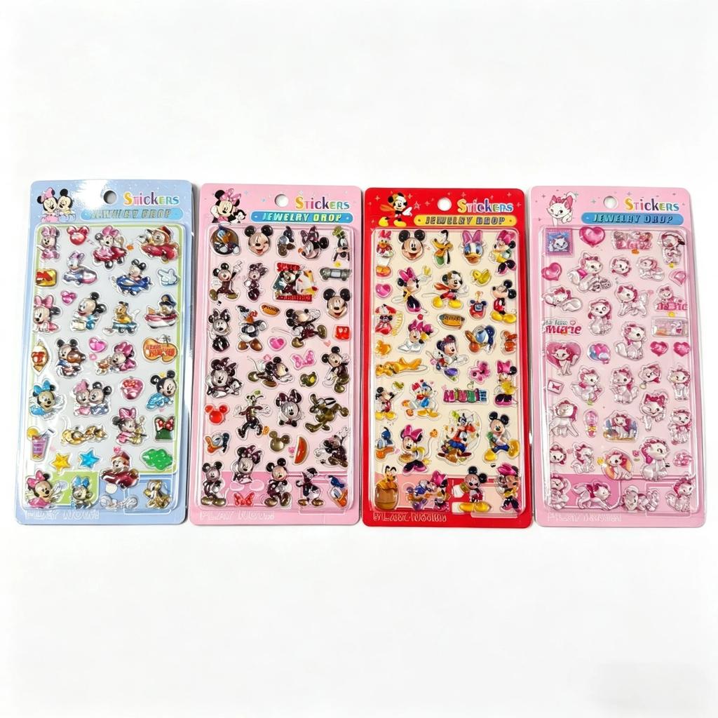 New Cute Kawaii Cartoon Creative Crystal Sticker Diary Gift Toy Phone Case Laptop DIY Handmade Decoration K