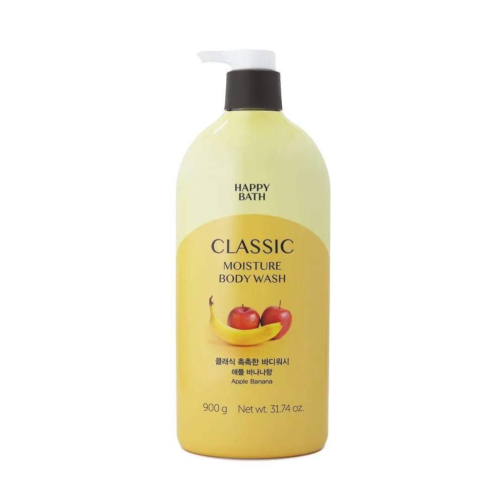 HAPPY BATH Classic Moisturizing Body Wash 900g Apple Banana Scent