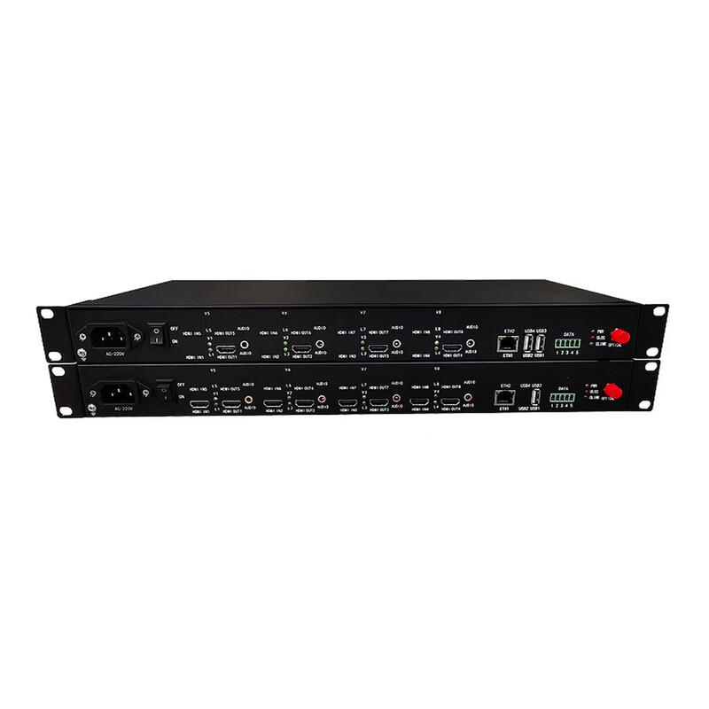 Kunyu 8-Channel HDMI Fiber Optic Extender