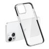 For iPhone 15 Plus Anti-Scratch Phone Cover Clear Slim Dustproof TPU+TPE Mobile Phone Case Shell