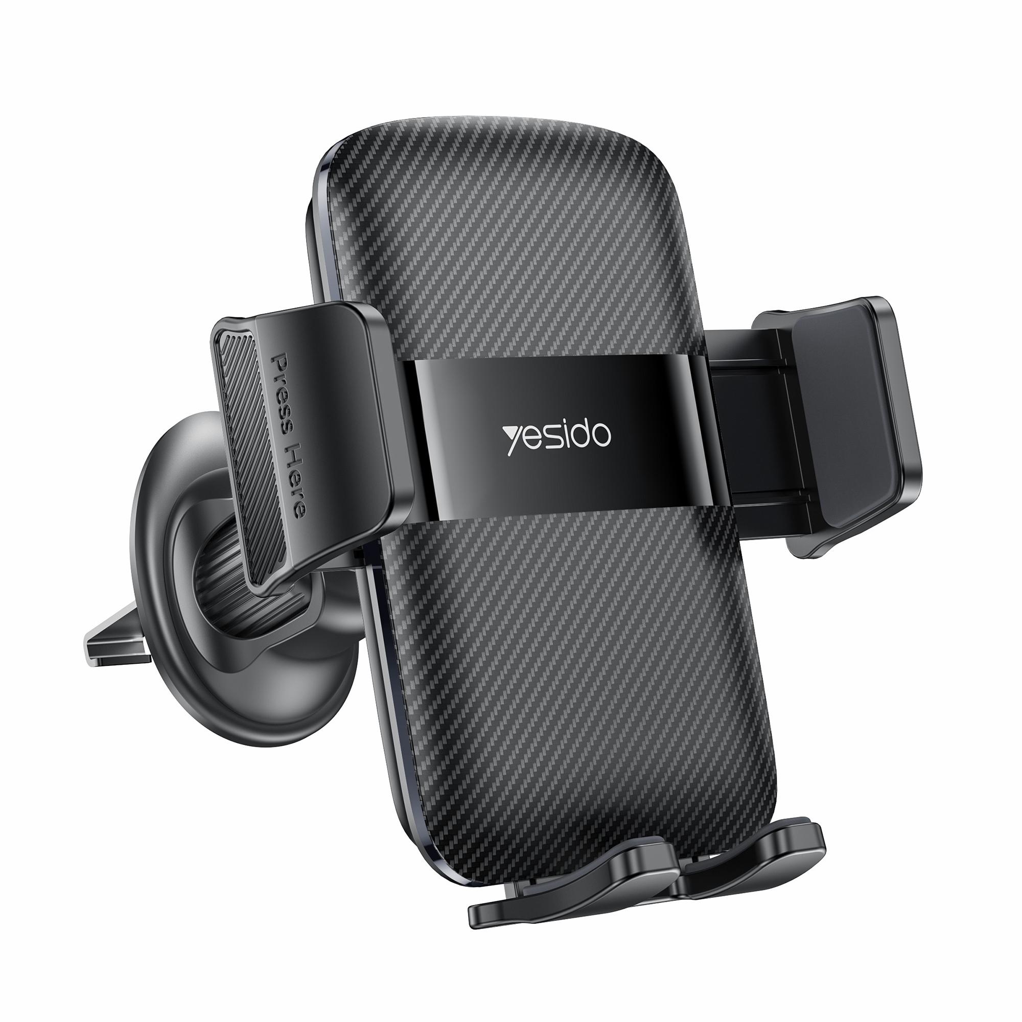

YESIDO C251 Air Vent Car Phone Holder for 4.8-7.2 Inch Phones,360-Degree Rotation A