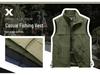 Men's Spring/Autumn Outdoor Photography Fishing Vest - Lightweight, Casual, Middle-Aged Workwear
