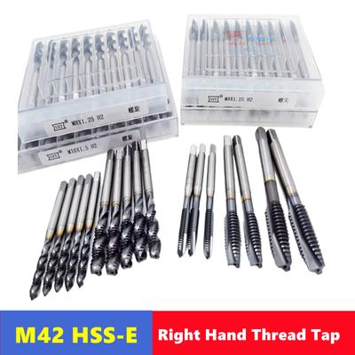 M42 HSS-E hohe Härte Maschinengewindebohrer M1-M16, Spitzgewindebohrer, Spiralgewindebohrer, Formgewindebohrer, verwendet für Edelstahl-Gewindeschneidwerkzeuge