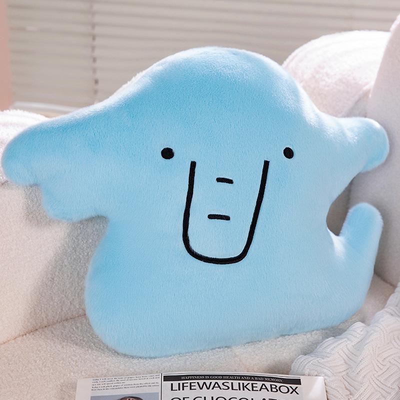 Cute Animal Throw Pillow Soft Plush Toys Cartoon Elephant Frog Dog Sofa Cushion Plush Stuffed Animals Perfect Gift For Children