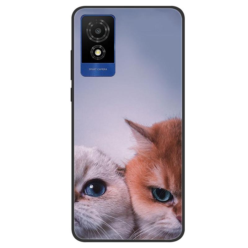 Case For TCL 501 Case TCL501Cool Silicone Protective Cover for TCL 501 T433D 2024 Bumper Protector Fundas Coque Shockproof