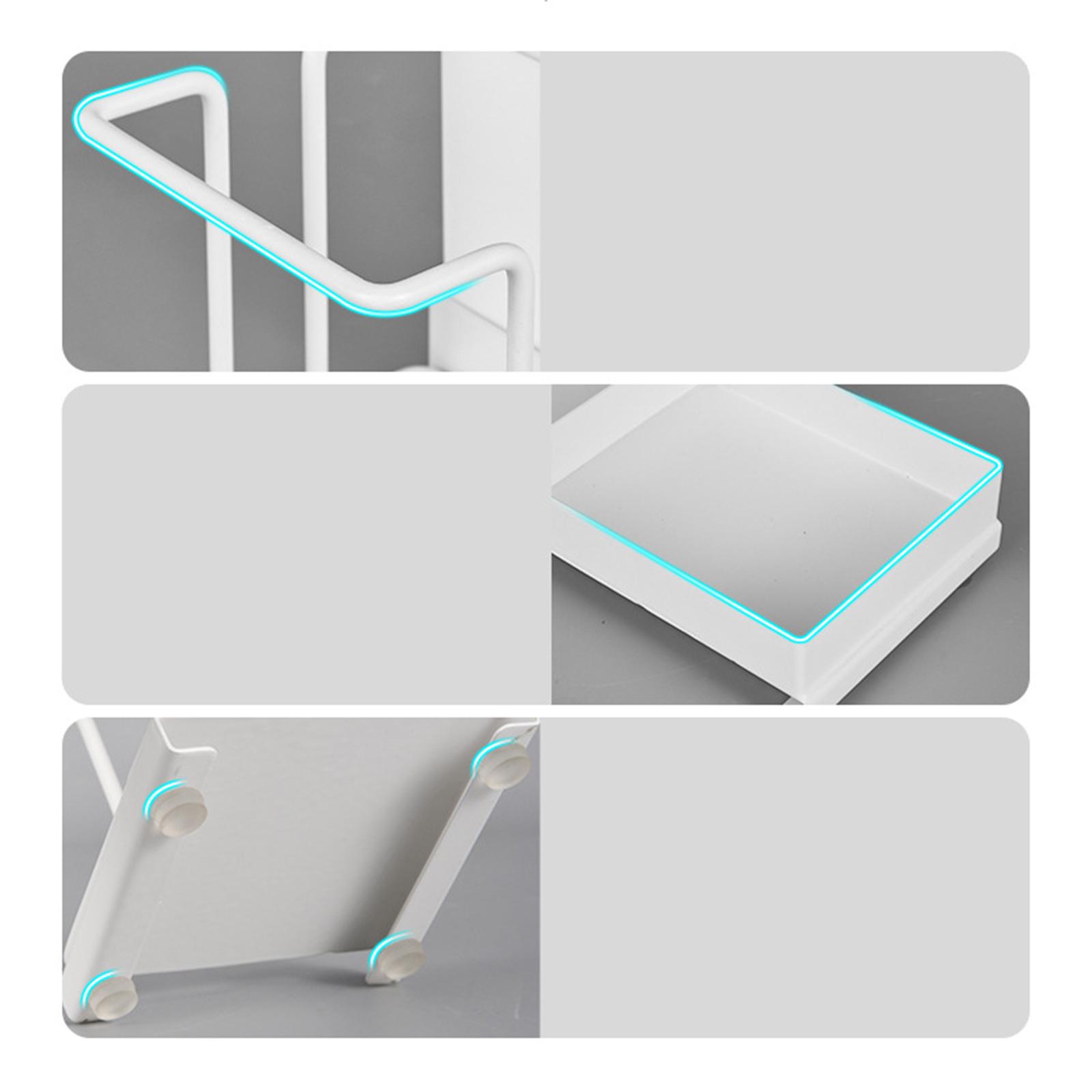 

Titanium Steel+PP Desktop Disposable Paper Cup Storage Rack with Coffee Tea Bag Storage Box Type A