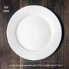 Driane Pure White Ceramic Dinner Plate
