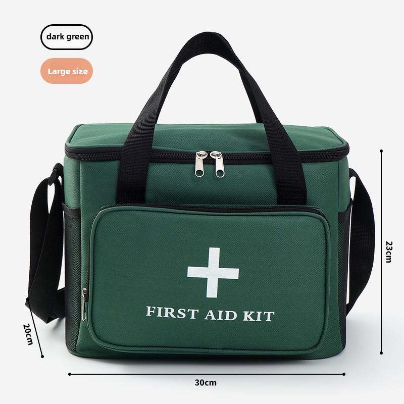 High Capacity Car Mounted Medical Kit, Outdoor First Aid Kit, Household Fabric Epidemic Prevention Emergency Drug Storage Bag