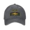 JUL Casquette en jean Casquettes de baseball décontractées Chapeau réglable Été Casquettes de baseball unisexes