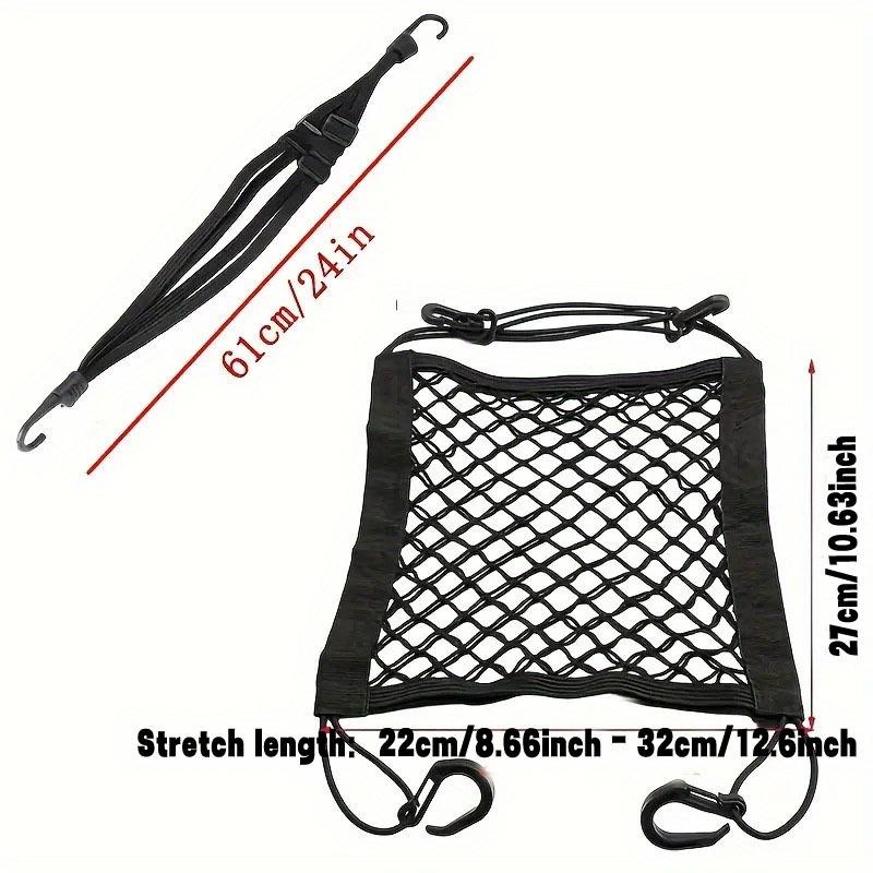 Heavy-Duty Motorcycle & Bike Hook Strap – Elastic Organizer for Motorcycle Helmet & Bike, with Secure Fastening